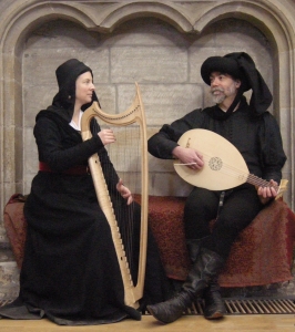 Gothic harp and lute