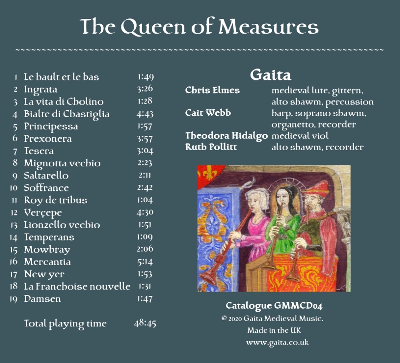 The Queen of Measures back